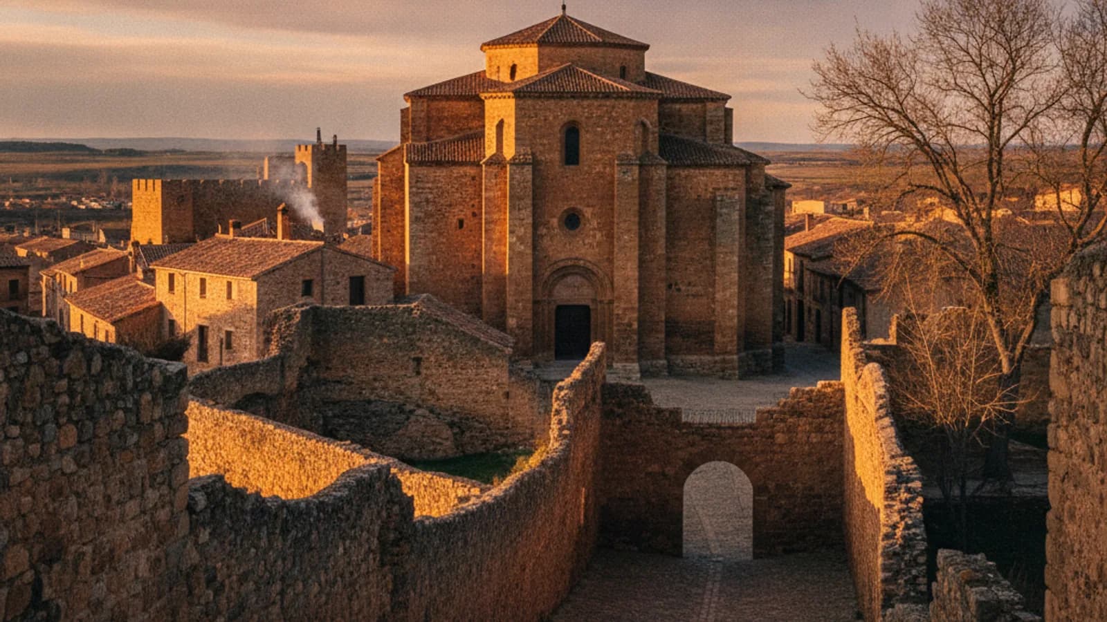 Juego de pistas en Almazán: Almazán: Fortaleza del Duero y Plaza Renacentista